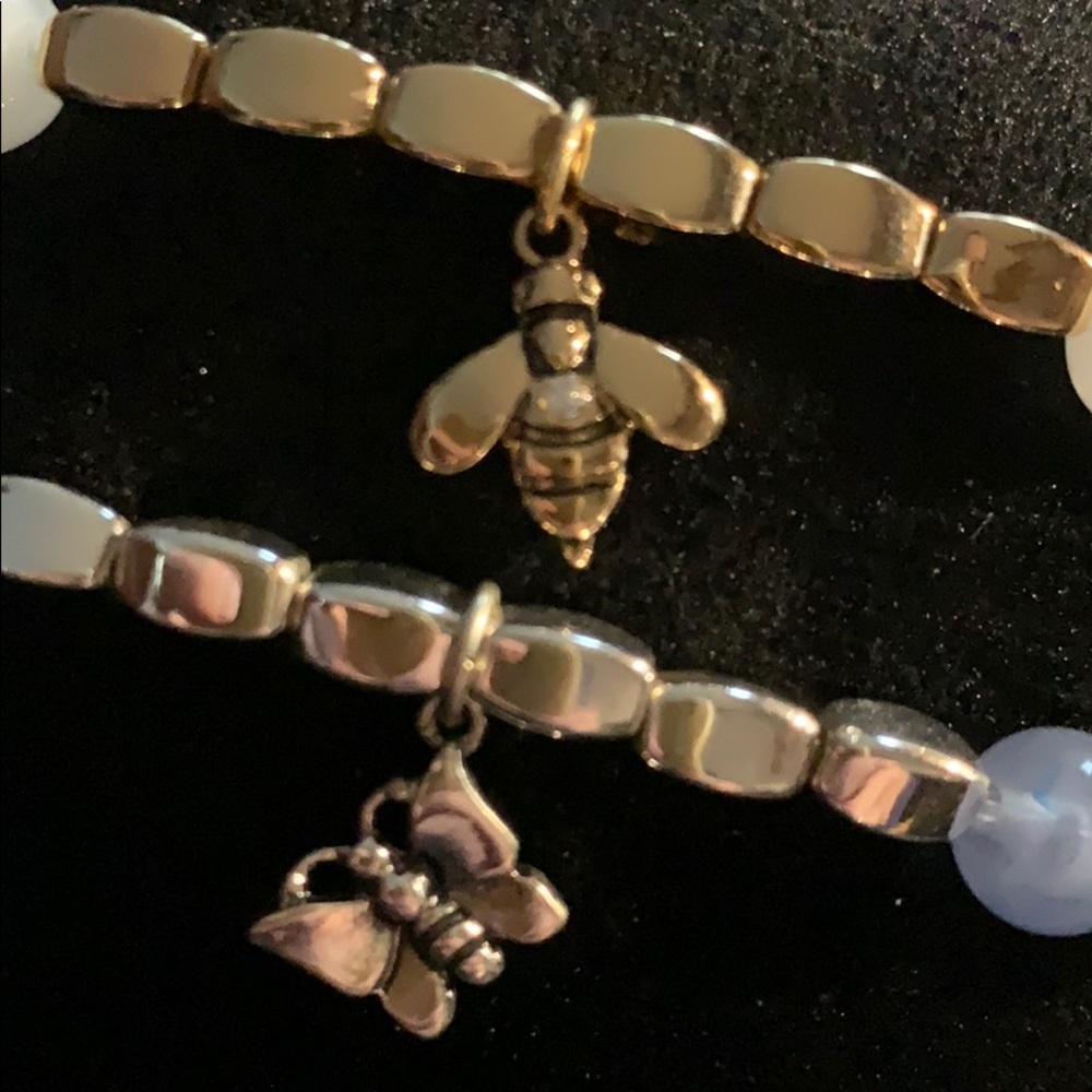 Butterfly & Bee Stretch Bracelets - Picture 3 of 6
